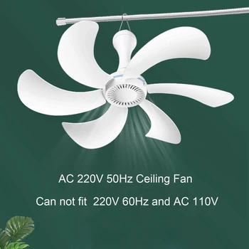 Ventilator de tavan AC 220V 50Hz 17inch Agățat Fan Canoy Fanii cu Comutator pentru Chioșc Acasă Dormitor Birou Cămin Mut Temperatura