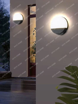 În aer liber LED Simplu și Modern Lampă de Perete Impermeabil Perete Lampă de Perete Luminoase Usa Curte Sala de Lampa