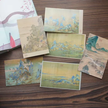 15buc Antice Celebre Picturi Peisaj În China Design Ca Post Card Cadou Greeting Card Cadou Invitatie la Petrecere Scrapbooking Utilizare
