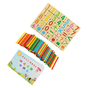1 Set de Colorat Bastoane de Numărare Matematică, materiale Didactice pentru Copii de Numărare Tije