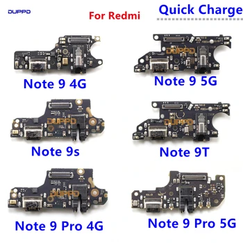 Note9 Incarcator USB Port de Încărcare Pentru Xiaomi Redmi Nota 9 Pro 4G 5G 9S 9T Conector Dock Microfon Bord Flex Cablul