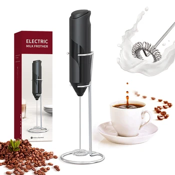 Electric Spumant De Lapte Electric Spumant De Lapte De Cafea Mini Foamer Filtru De Bătător De Ouă Negre Bucătărie Mică Putere