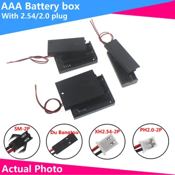 1buc 1x 2x 3x 4x AAA Baterii Cutie de Caz Suport Cu Sârmă Conduce Plastic ABS Cutie Baterie Conectarea Lipire Pentru 1-4 buc Baterii AAA