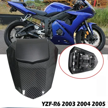 Motocicleta din Spate de Pasageri Spate Seat Cowl Capac Pentru Yamaha YZF R6 2008-2016 Fibra de Carbon