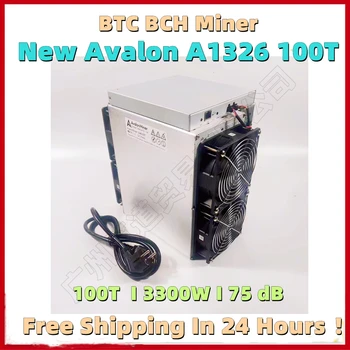 Transport gratuit BTC BCH Miner NOI Avalon A1326 100T Cu PSU mai Bine Decât AntMiner S17+ S17 Whatsminer M31S 68T 85T S19 110T