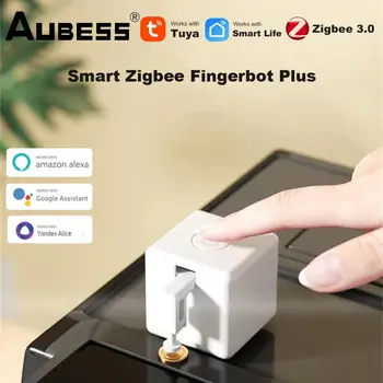 Tuya Zigbee Inteligent Fingerbot Plus Buton de Împingere Atinge Brațele Fingerbot de Viață Inteligentă Activitatea de Control cu Alexa de Start Google Alice