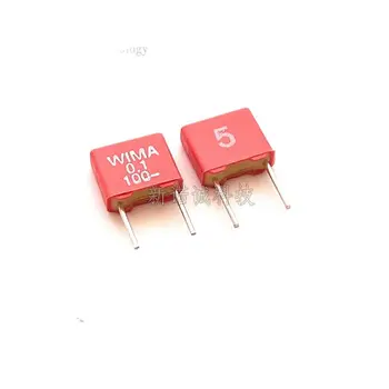 10BUC/WIMA 104 100V 0.1 UF 100V 100nF MKS2 Teren 5 Audio Condensator