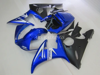 4Gifts Nou ABS Motocicleta Carenajele Kit potrivit Pentru YAMAHA R6 2003 2004 2005 03 04 05 Caroserie Personalizate Set Negru Albastru