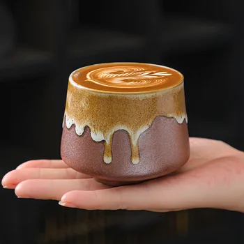 Japoneze Gresie Ceașcă de Ceai Creativ Retro Ceramice arabă Cafea Espresso Cup Chineză Kung Fu Ceai 200ml