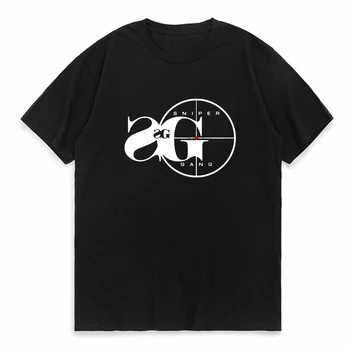 În aer liber Sniper Gasca Fericit Anjar tricouri Pentru Elevii Simplu de Vară pentru bărbați Mâneci Scurte T-shirt sniper gasca Bărbați Supradimensionate Sus