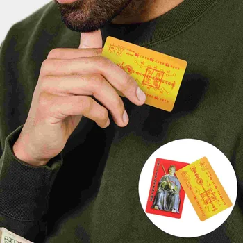 Stil Chinezesc Amuleta Taisui Card Taisui Card Noroc Bun Augur Succes Protecție Card