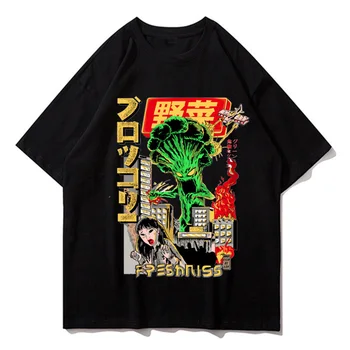 2021 Hip Hop Femeie T-shirt y2k sus Desene animate goth Monstru T-Shirt Harajuku Streetwear T-Shirt din Bumbac cu Maneci Scurte Topuri de Vara Tee