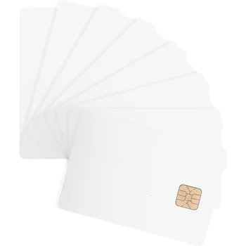 8 Buc Etichete Reutilizabile Ic Monedă Chip Categorie De Carduri Pvc, Carduri Blank Cu Alb De Credit