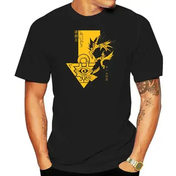 Tipărite camiseta Yu Gi Oh Faraon Atem Profil Barbati Tricou 100% bumbac pentru femei tricou