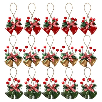 15 Buc Metal Clopote Jingle Bells Agatat Ornament Ambarcațiuni Pentru Jingle Bell, Bell Pandantive Pentru Pomul De Crăciun, Agățat Bell