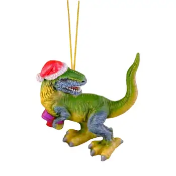 Decor De Crăciun Dinozaur Agățat Pandantiv Dinozaur Desen Animat Pom De Crăciun Ornamente Auto Decorațiuni Cadouri