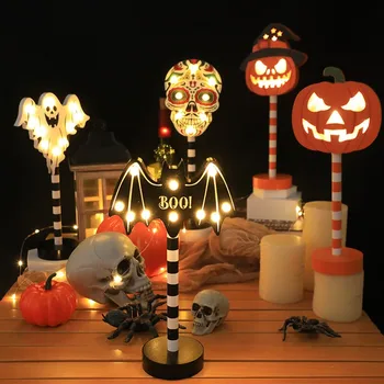 2023 Noi De Halloween Lumini Decorative
LED Lumina de Noapte
Dovleac Schelet Din Lemn Decor
Petrecere De Halloween Decor