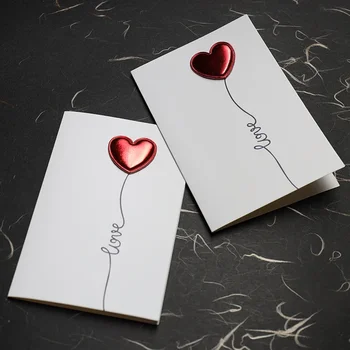 2024 Fericit Ziua Îndrăgostiților DIY din Piele de Dragoste Felicitare 3D te Iubesc carte Poștală Propunere și Mărturisire Consumabile