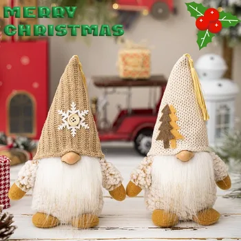 Crăciun fără Chip de Păpușă Gnome Figurina Decor Petrecere de Craciun Decor de Vacanță Bătrânul din Pădure Ornament de Crăciun Cadouri