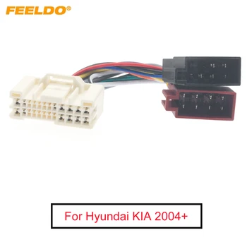 FEELDO Radio Auto Audio ISO Cablaj Adaptor pentru Hyundai KIA (2004+) Auto ISO 24Pin Cap Unități de Cablu