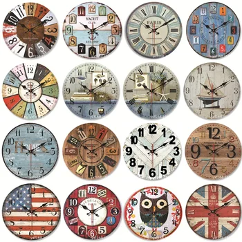 12/14-inch Europene Retro Agățat Ceas Roman Simplu Ceas Living Tăcut Ceas de Creatie Ornamente Decorative