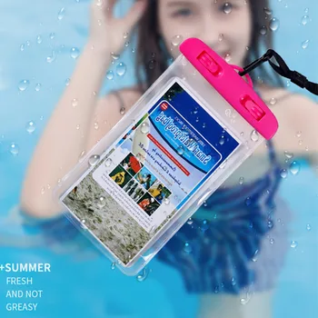 PVC Transparent de Călătorie de Vară pe Plajă Înot Telefon Sac Impermeabil Husă de Călătorie Accesorii Scufundări, Înot Saci
