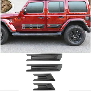Accesorii auto Injecție ABS Negru Partea de Turnare Kituri de Corp Tapiterie Pentru Jeep Wrangler JK JL 2007-2021 & Jeep Gladiator JT