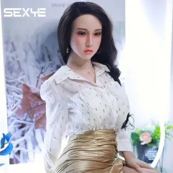 SEXYE 169 cm Full Size секс куклы Implantat Par păpuși pentru sex Schelet de Metal Silicon vagin Real papusa papusa de Sex Pentru Jucării pentru Adulți