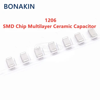 50PCS 1206 27PF 50V 100V 250V 500V 1000V 2000V 3000V ±5% 270J C0G NPO SMD Chip Condensator Ceramic Multistrat