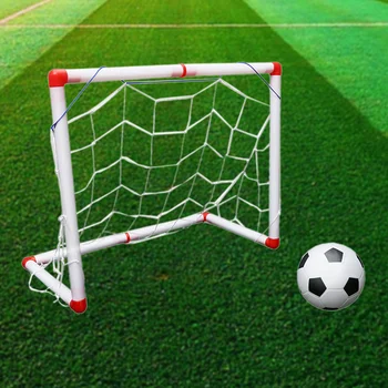 Scor ușor de Fotbal a Stabilit Obiectiv Fotbal Net de Fotbal a Stabilit Goluri Fotbal Net cu Pompa de Aer pentru Curte în aer liber pentru Copii Unirow Băiat