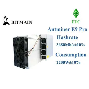 cumpara 2 a lua 1 freeBitmain Antminer E9 Pro 3680Mh/s 2200W ETC Asic Miner De 0,6 J/M Bulid-in PSU