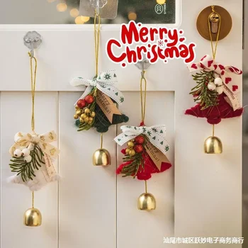 Decoratiuni de craciun Bell Pandantiv Pom de Crăciun Agățat Ghirlanda Agățat Ușă Grădiniță Scena Layout Dress-up elemente de Recuzită