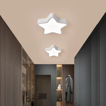 Simplu pentagrama lumini plafon coridor lumini led dormitor studiu de încălzire a lămpii de iluminat de intrare stea cu cinci colțuri lampă de plafon