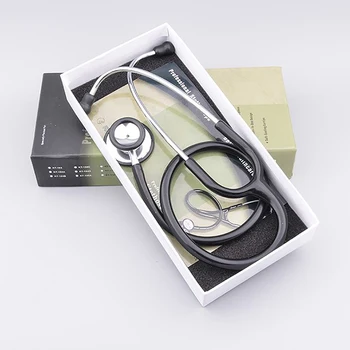 Portabil Stetoscop Cap Dublu Tub Profesionale Inima Stetoscop Veterinar, Clinica Veterinara Echipamente Medicale Cu Cutie De Colorat