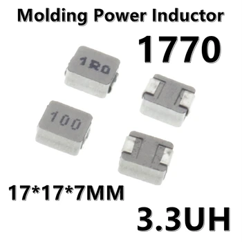 (2 buc) 1770 Turnare Inductor de Putere 3.3 UH 3R3 17*17*7MM
