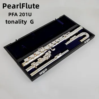 Perla Flaut PFA-201U Flaut Alto G Ton 16-a Închis Gaura Chei Argintiu Placat cu Profesionist Instrument Muzical cu caz transport gratuit