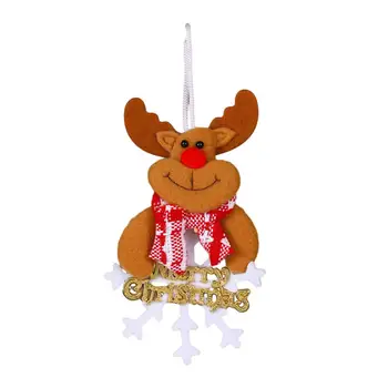 Moș crăciun Decorare Păpușă Reutilizabile Decor de Vacanță Drăguț 3d Elan om de Zăpadă Forma de Urs Moș Crăciun Doll Agățat de Ornament