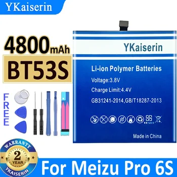 4800mAh YKaiserin Baterie BT53 BT53S Pentru Meizu Pro 6S 6 Pro6S M570Q-S Pro6 Bateria
