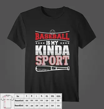 Baseball-ul Este Genul Meu de Sport Grele de Bumbac T-shirt #c1028