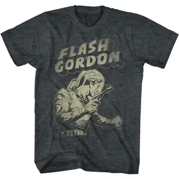 Flash Gordon Bărbați Flash Aaaaaaa T-shirt Mici Black Heather