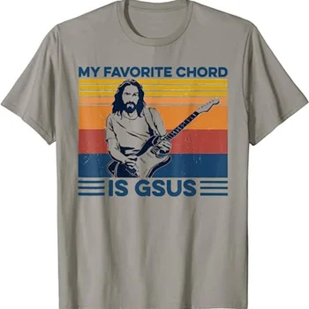 Preferata Mea Coardă Este Gsus Isus Chitara Vintage Tricou Sudoare 19054