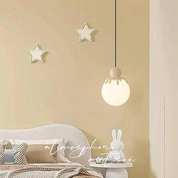 AiPaiTe franceză crema de vânt rășină candelabru pentru living dormitor camera copiilor multi-color LED opționale candelabru