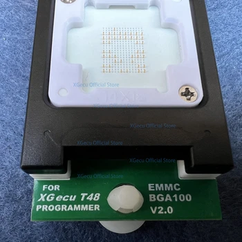 EMMC BGA100 Adaptor Priza pentru XGecu T48 Programator Nou V2.0 Dual Cap Sonda Titular, contact de Încredere, durată lungă de viață