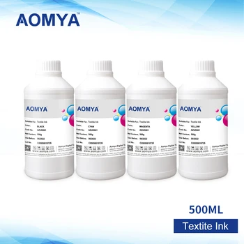 Aomya 4x500ml DTG Cerneală Textile de Cerneală pentru Îmbrăcăminte pentru Epson R280 R290 R330 L800 L801 L805 L1800 1390 1400 1410 R1800 R1900 2000 F2000