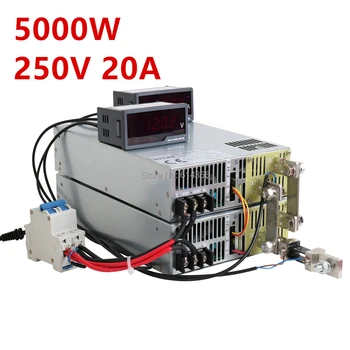 5000W 250V Alimentare 0-250V Reglabil Putere 250VDC AC-DC 0-5V Semnal Analogic de Control SE-5000-250 Transformator de Putere 20A 250V