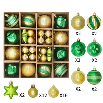 Decorative prin galvanizare bile de plastic, specială în formă de pictat globuri de Craciun, cadou de Crăciun copac pandantive.