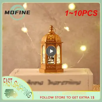 1~10BUC Islamice Musulmane Ramadan Portabil LED Lantern Pandantiv Gurbang EID Mubarak Lumina Ornament Ramadan Kareem Decor