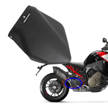 Motocicleta Fibra De Carbon Toba De Eșapament Acoperire Pentru Ducati Multistrada 1200 Pikes Peak 2017