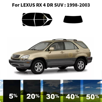 Structuri nanoceramics masina UV Fereastră Tentă Kit Fereastră de Film Auto Pentru LEXUS RX 4 DR SUV 1998-2003