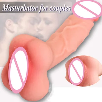 Super Piele De Silicon Vibrator Realist Moale Ventuza Mare Femeia Patrunde Barbatul Penis Pula Adulti Jucarii Sexuale Pentru Femeile De Sex Feminin Masturbator